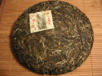 Bĭngchá, galette de thé Pu-erh