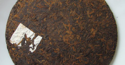 Galette de thé Pu-erh